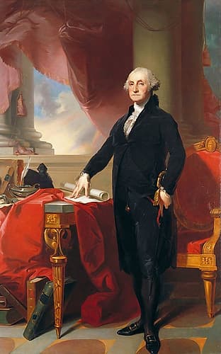 Portrait of George Washington 1820 Art Print