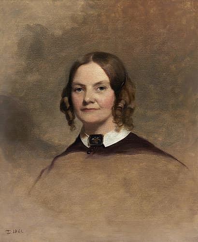 Portrait of Mrs. George H. Crossman 1861 Art Print