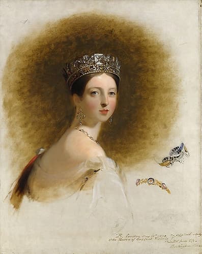 Queen Victoria 1838 Art Print