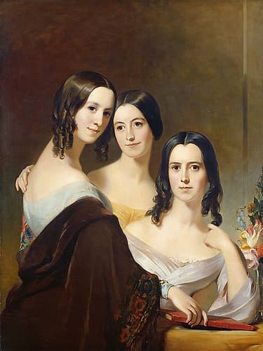 The Coleman Sisters 1844 Art Print