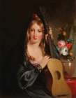 The Spanish Mantilla 1840 Art Print