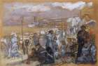 Afternoon at Coney Island ca 1907 Art Print