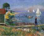 Bathers at Bellport Art Print