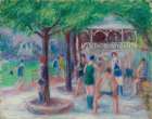 Bathers At Play, Study #2 Art Print