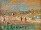 Bathers ca 1918 Art Print