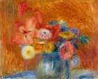 Green Bowl of Flowers ca 1916 Art Print