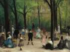 Luxembourg Gardens 1906 Art Print