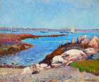Portsmouth Harbor, New Hampshire 1909 Art Print