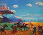 Race Track 1908 Art Print