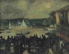 Sailing Boats Paris 1895 Art Print