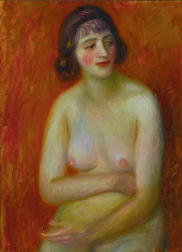 Seated Nude ca 1924 Art Print