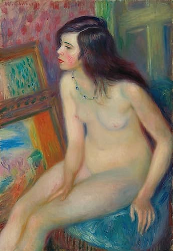 Temple Gold Medal Nude 1924 Doré reproduction