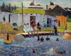 The Bathing Hour, Chester, Nova Scotia 1910 Art Print