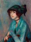 The Brunette ca 1913 Art Print