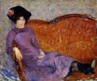 The Purple Dress 1908 Art Print