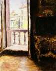 A Venetian Balcony 1913 Art Print