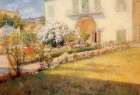 A Florentine Villa 1880 Art Print
