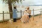 Afternoon by the Sea, Gravesend Bay 1888 Art Print