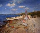A Sunny Day at Shinnecock Bay 1890 Art Print
