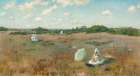 Gathering Autumn Flowers 1894 Art Print