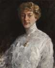Lady in a White Blouse 1912 Art Print