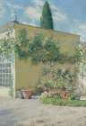 Orangerie Of The Chase Villa In Florence 1910 Art Print