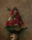 Still Life with Hummingbird 1870 Art Print