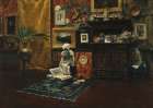 Studio Interior 1882 Art Print