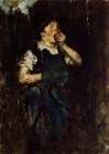 The Apprentice, Boy with Apple 1876 Art Print