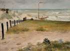 The Coast of Holland 1884 Art Print