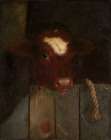 The Family Cow, Calfs Head 1869 Art Print