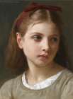 A Little Girl 1886 Art Print