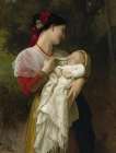 Maternal Admiration Art Print