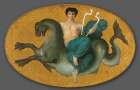 Arion on a Sea Horse 1855 Art Print