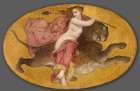 Bacchante on a Panther 1855 Art Print