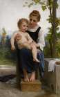 Before the Bath 1891 Art Print
