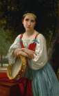 Bohemian with a Tambourine Art Print