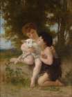 Children with the Lamb 1879 Art Print