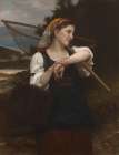 Daughter of Fisherman 1872 Art Print
