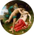 Flora And Zephyr 1875 Art Print