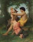 Idyll, ancient family Art Print