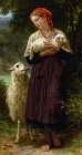 The Newborn Lamb 1873 Art Print