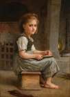 The Little Schoolgirl  1879 Art Print