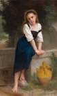 Orphan at La Fontaine 1883 Art Print