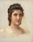 Portrait Study of Gabrielle Drunzer Art Print