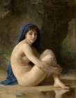 Seated Nude 1884 Art Print