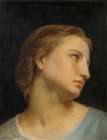 Study Of A Womans Head I Art Print