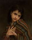 The Chilly Girl 1879 Art Print