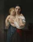 The Elder Sister Ca. 1864 Art Print