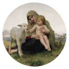 The Virgin and the Lamb 1903 Art Print